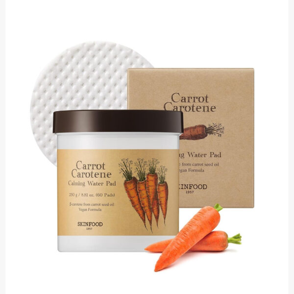 SKINFOOD Carrot Carotene Calming Water 100 pads